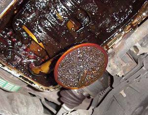Figure 3 - Blocked oil siphon screen