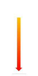 Increasing severity arrow