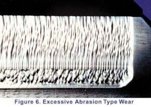 Figure 6. Excessive Abrasion Type Wear
