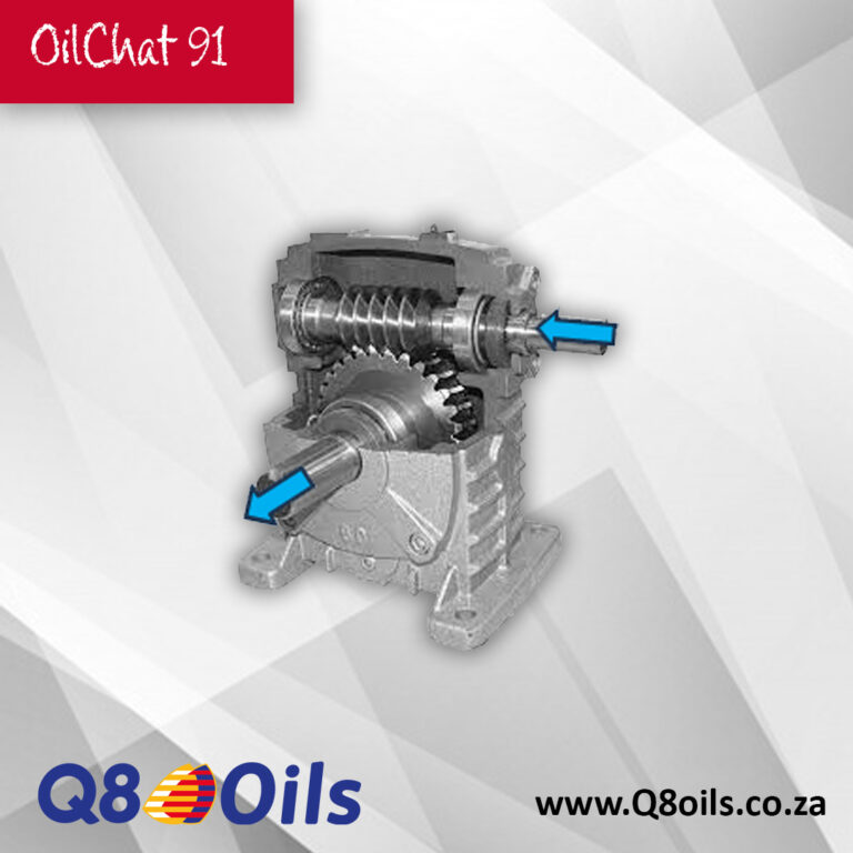 Worm gear lubrication - worm gearbox cutaway