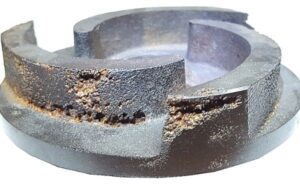 Cavitation in rotating components