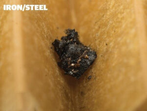 Iron/Steel debris in filter