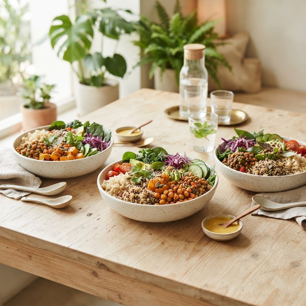 5 ไอเดียโบว์ลมื้อกลางวันแบบ Plant-Based จัดง่าย อิ่มพอดี ได้โปรตีนและใยอาหาร