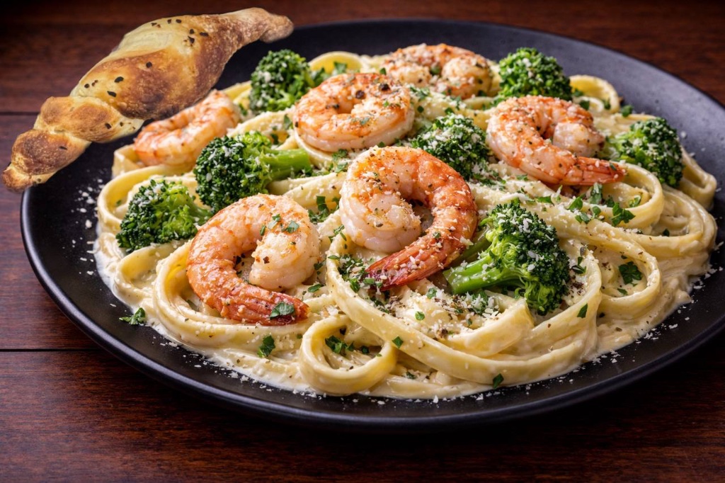 Shrimp Fettuccine Alfredo