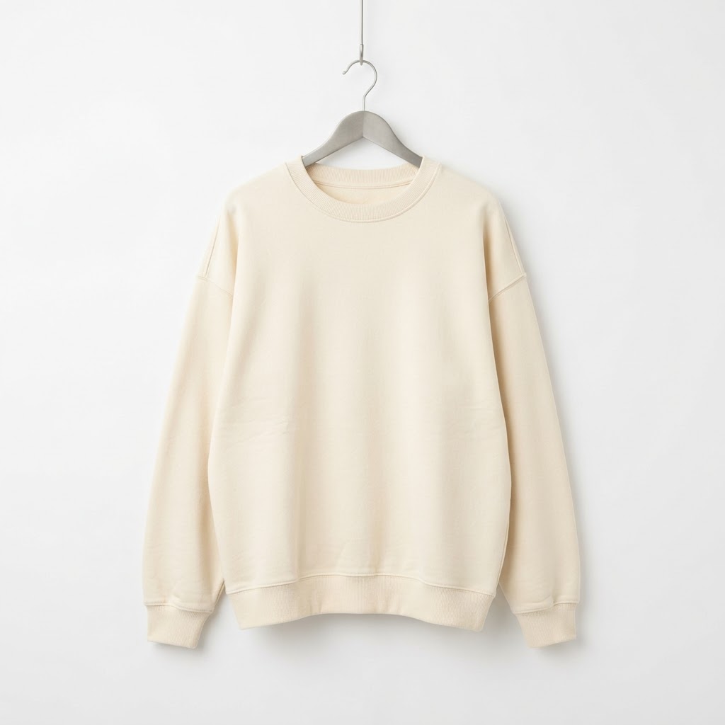 Sweat Femme Oversize Crème