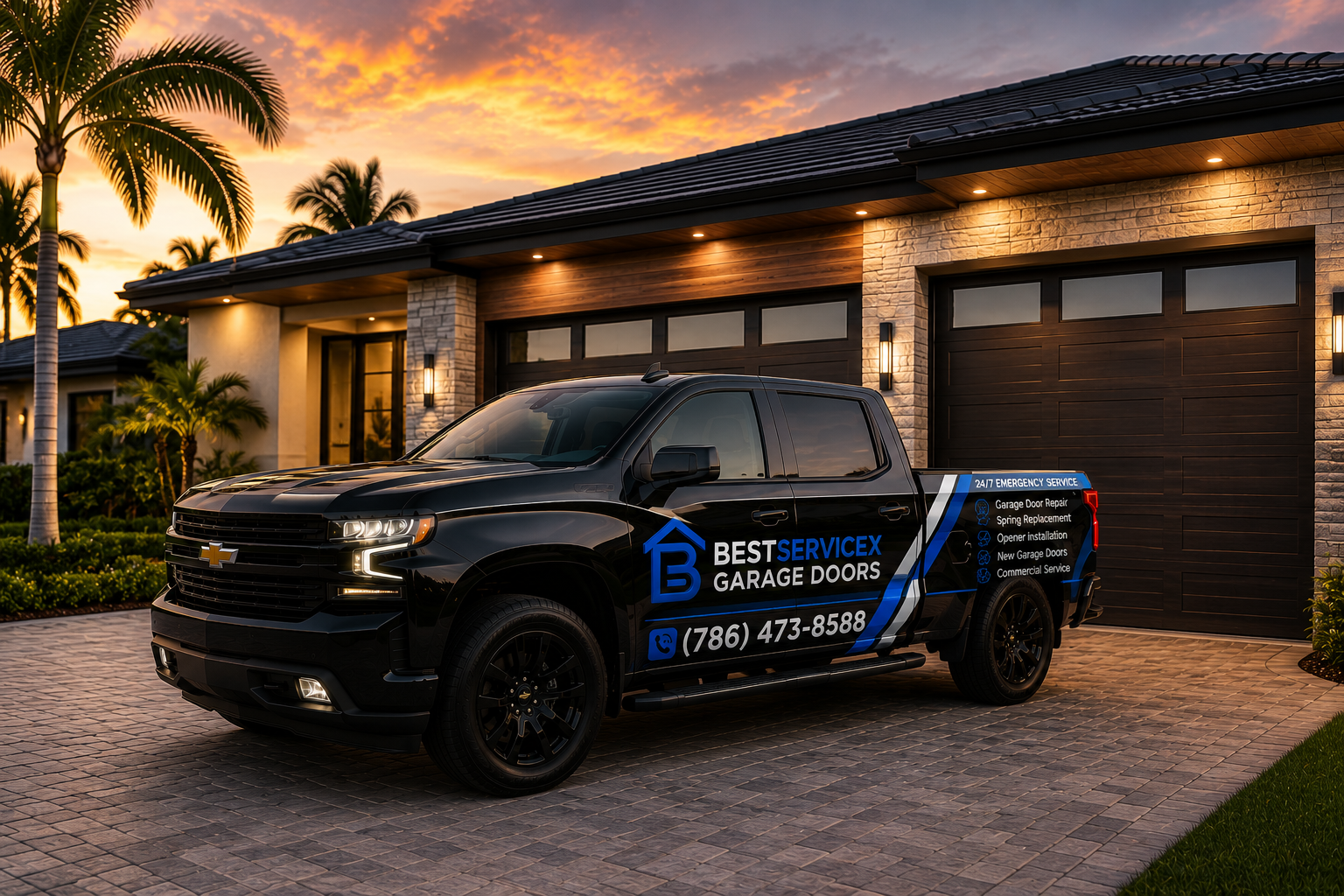 Garage door spring repair in Miami, FL