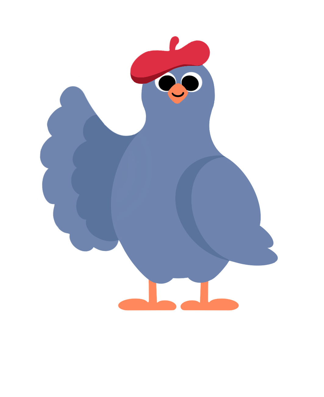 Juan le pigeon mascotte MyEra