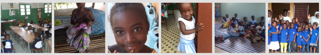 Niña en Senegal