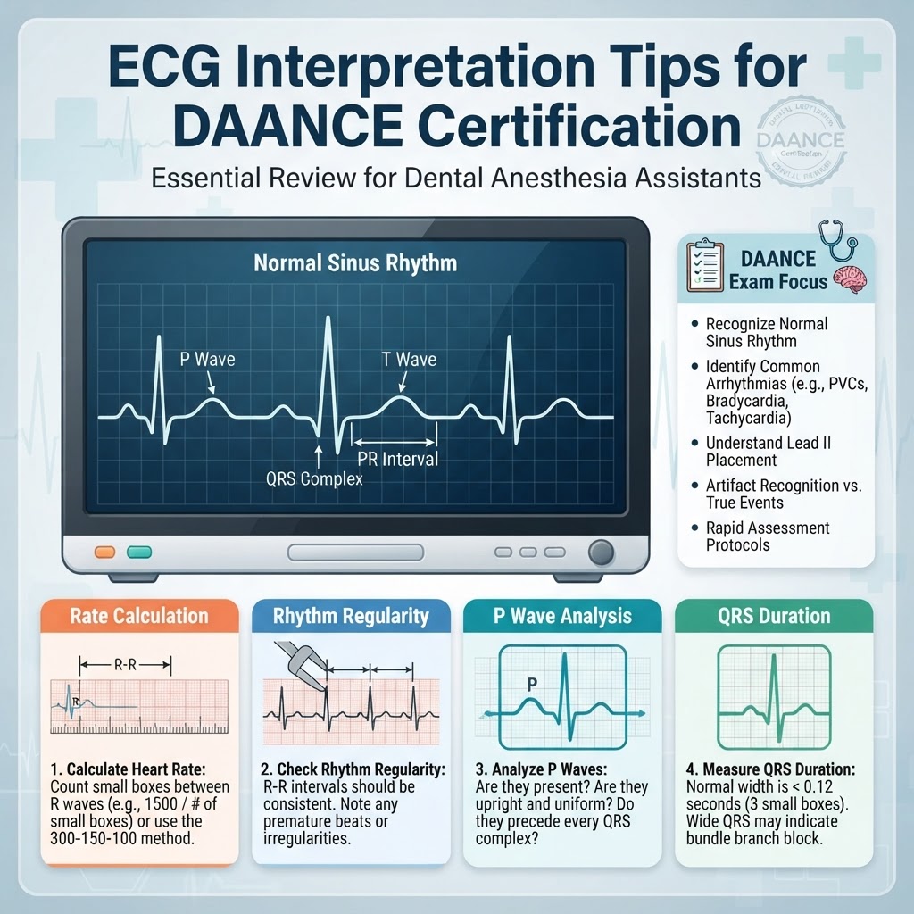 Mastering ECG Interpretation for Your 2026 DAANCE Certification