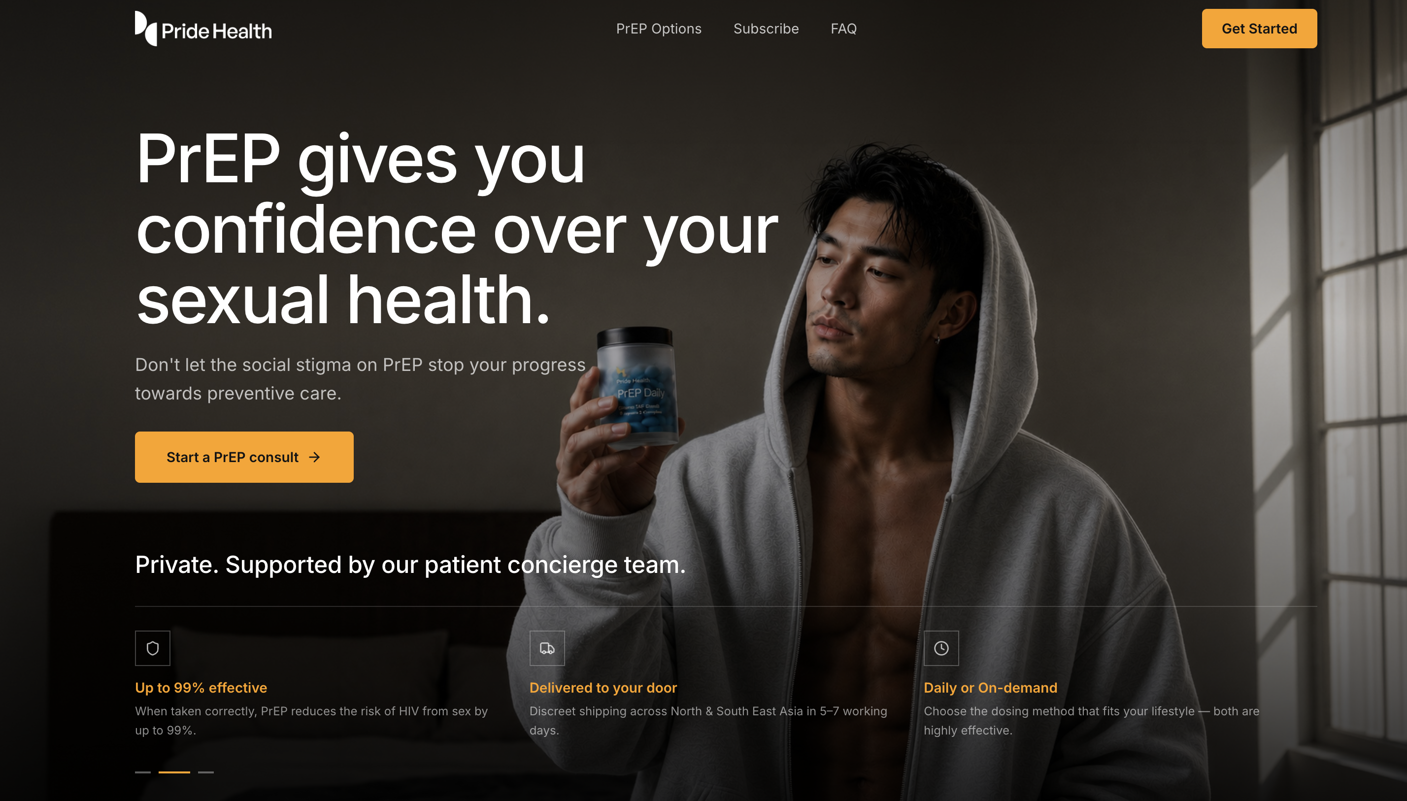 Landing Page template preview