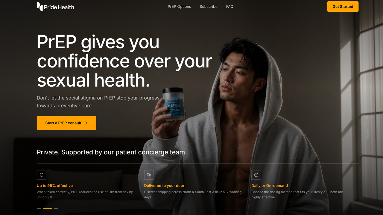 Landing Page template preview