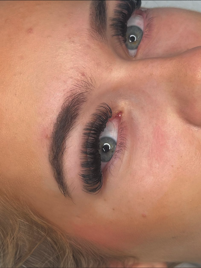 Lashes after