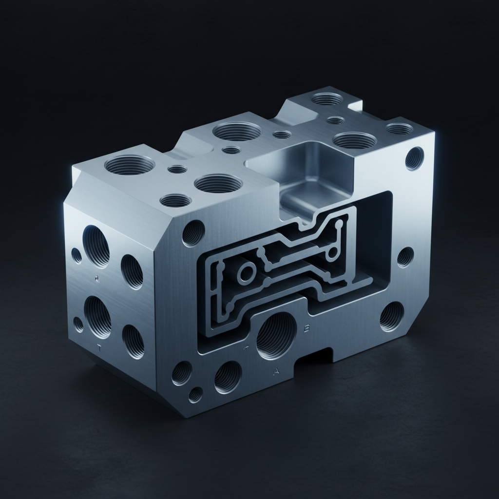 Hydraulic Manifold Block Assembly Animation for Defence Tender