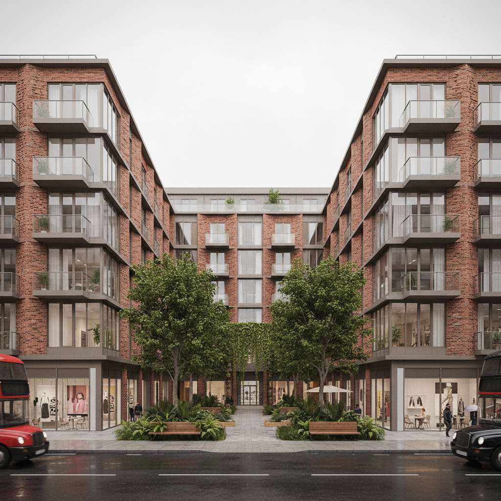 24-Unit Residential Scheme Full CGI Visualisation Package