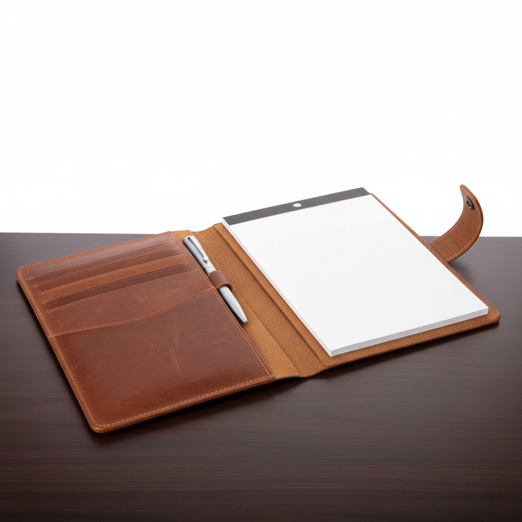 Executive Leather Portfolio Organizer