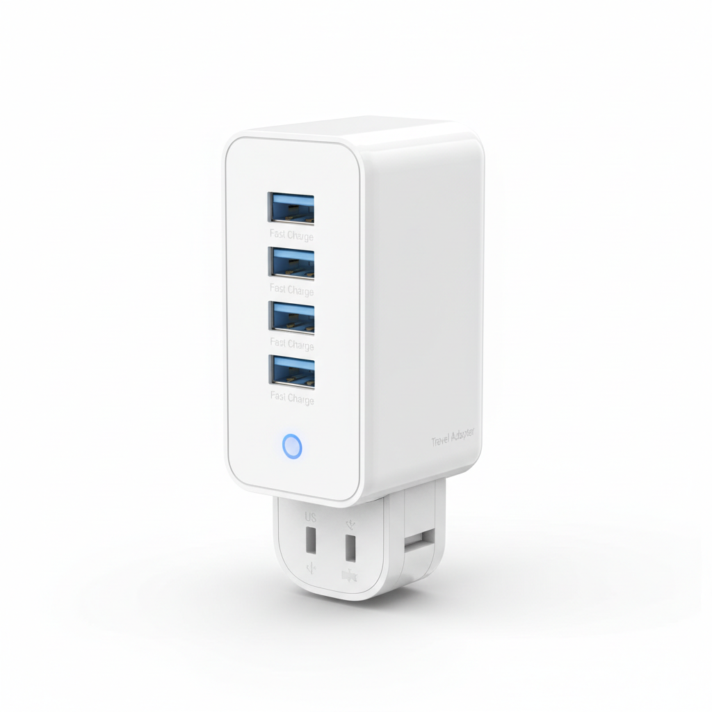 6-Port USB Wall Charger Station