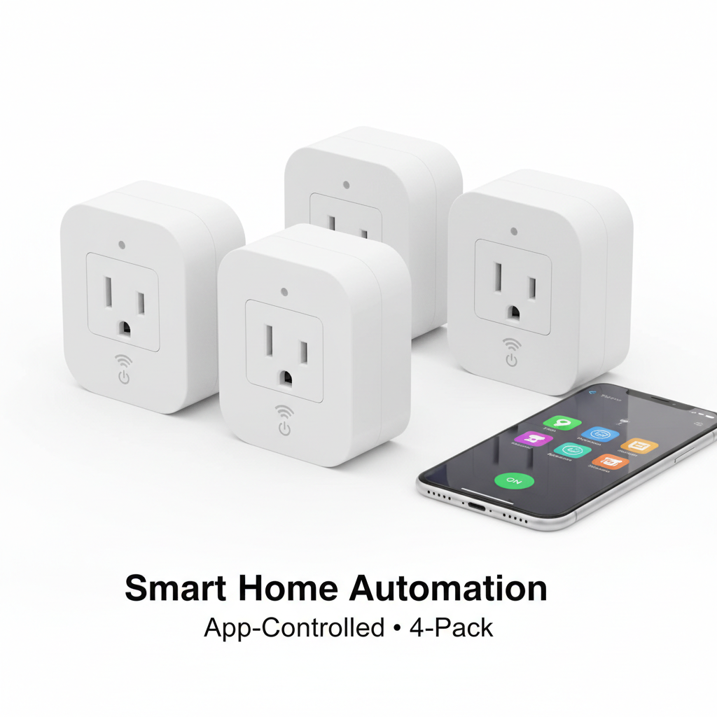 Smart WiFi Plug 4-Pack