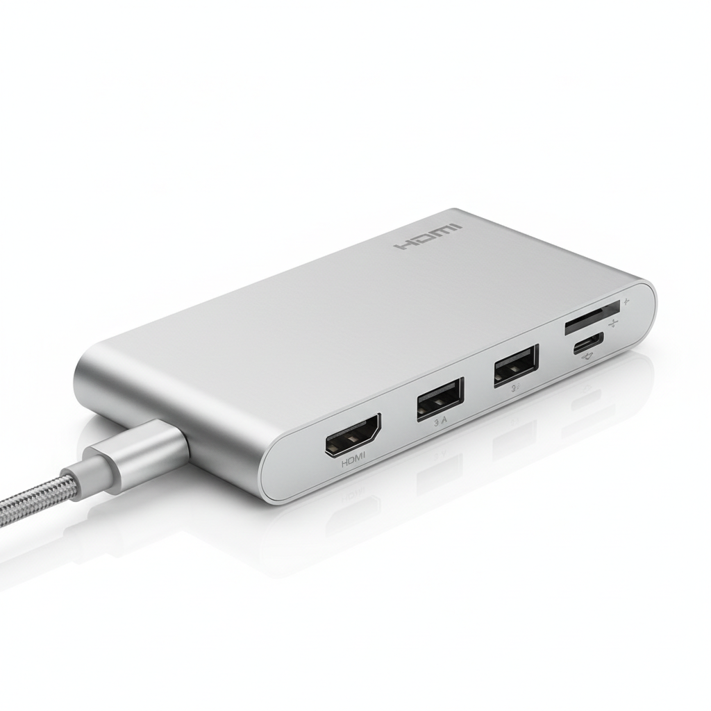 8-in-1 USB-C Hub Docking Station