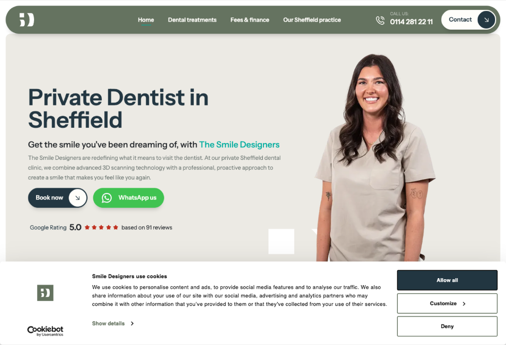 The Smile Designers — From inconsistent content to a year-long marketing partnership