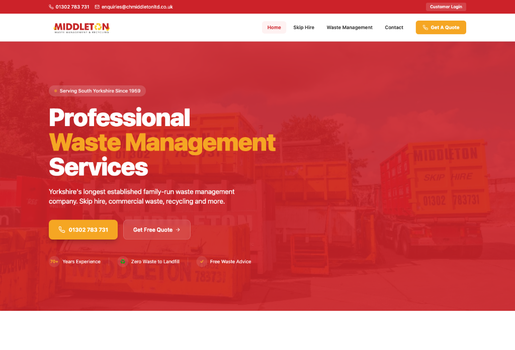 C.H.Middleton Ltd — 70 years of heritage, now visible and consistent on social