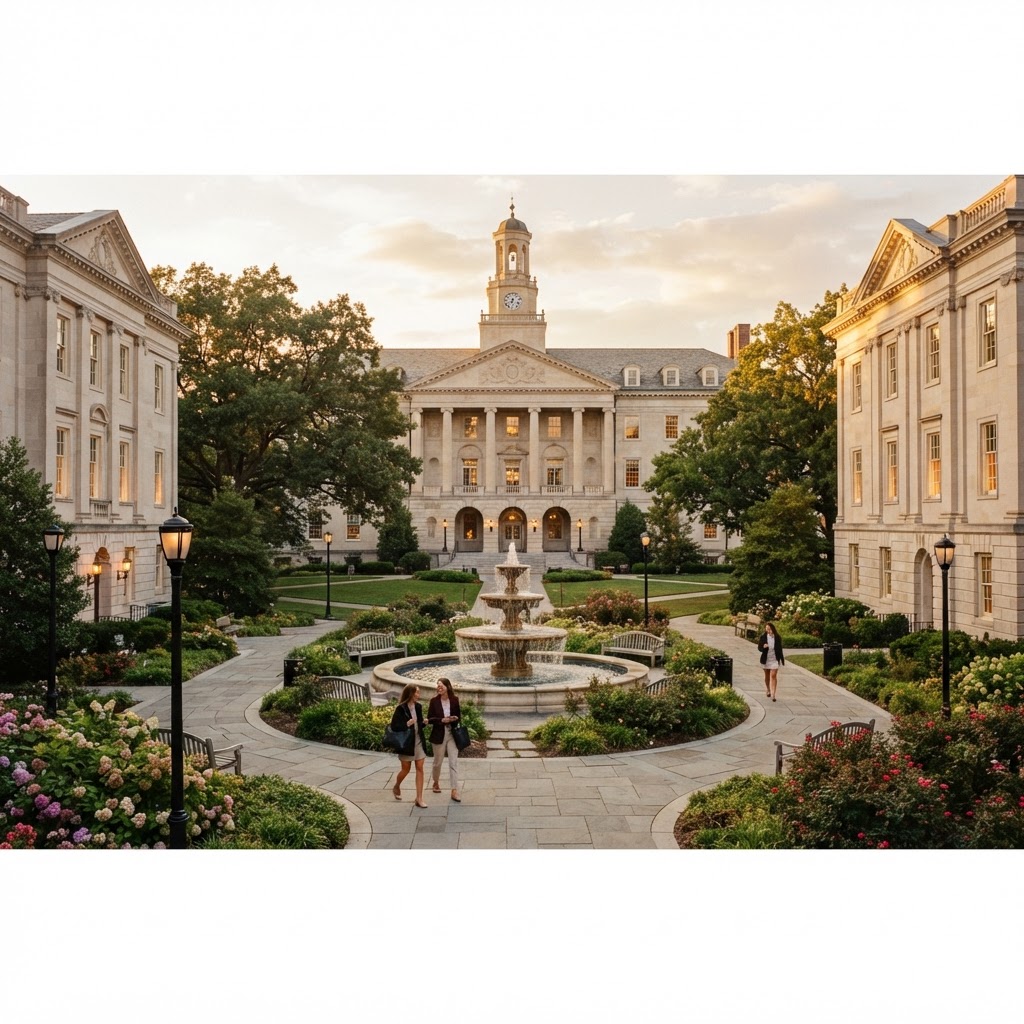Conceptual vision of the future Ladies University campus