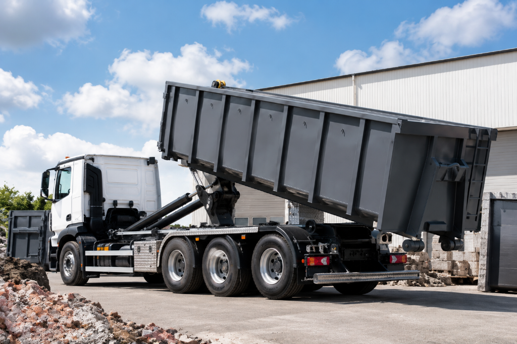 LKW mit Container