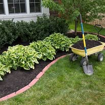 Front garden bed, residential landscaping by Michael Durham Landscaping (Durham Region, 2025)
