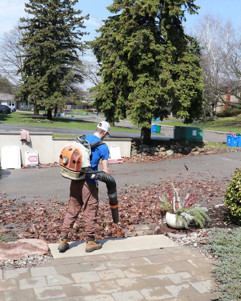 Front walkway blowout
