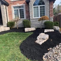 Garden bed refresh - after, garden maintenance by Michael Durham Landscaping (Durham Region, 2025)