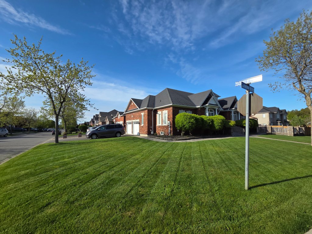 Corner lot lawn care