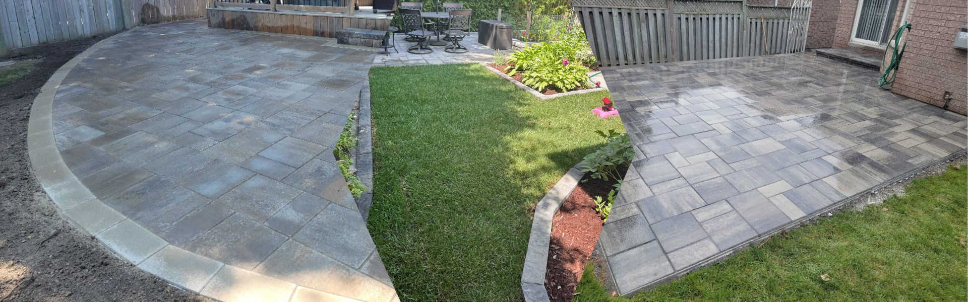 Landscaping and hardscaping project by Michael Durham Landscaping in Port Perry, Ontario