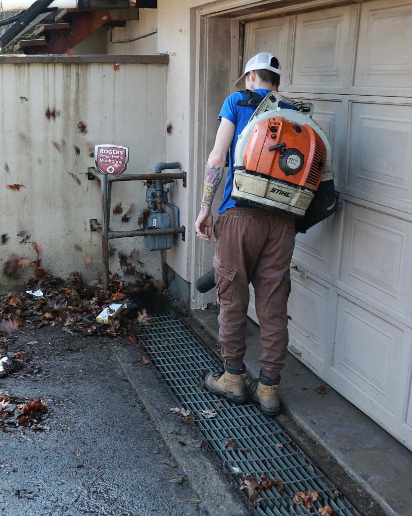 Garage & driveway cleanup
