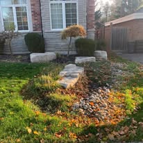 Garden bed refresh - before, garden maintenance by Michael Durham Landscaping (Durham Region, 2025)