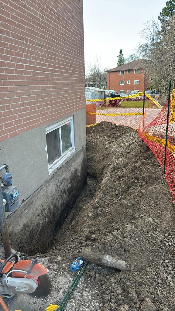 Foundation excavation