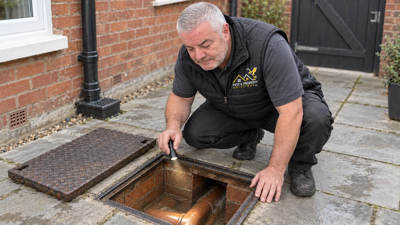 Checking the drain: the first step of a rat survey