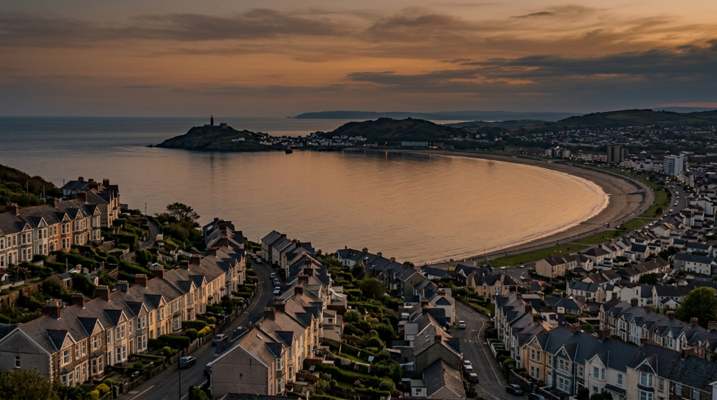 [Swansea local area shot, for example seafront, marina or city centre]