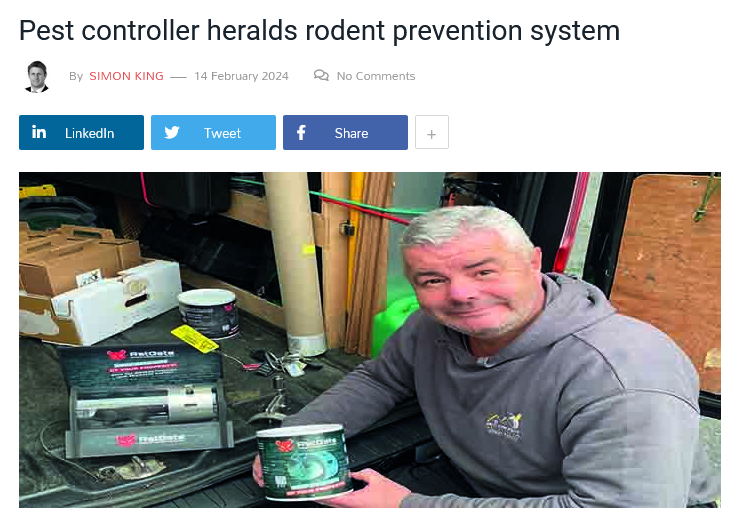 Pest Controller Heralds Rodent Prevention System thumbnail