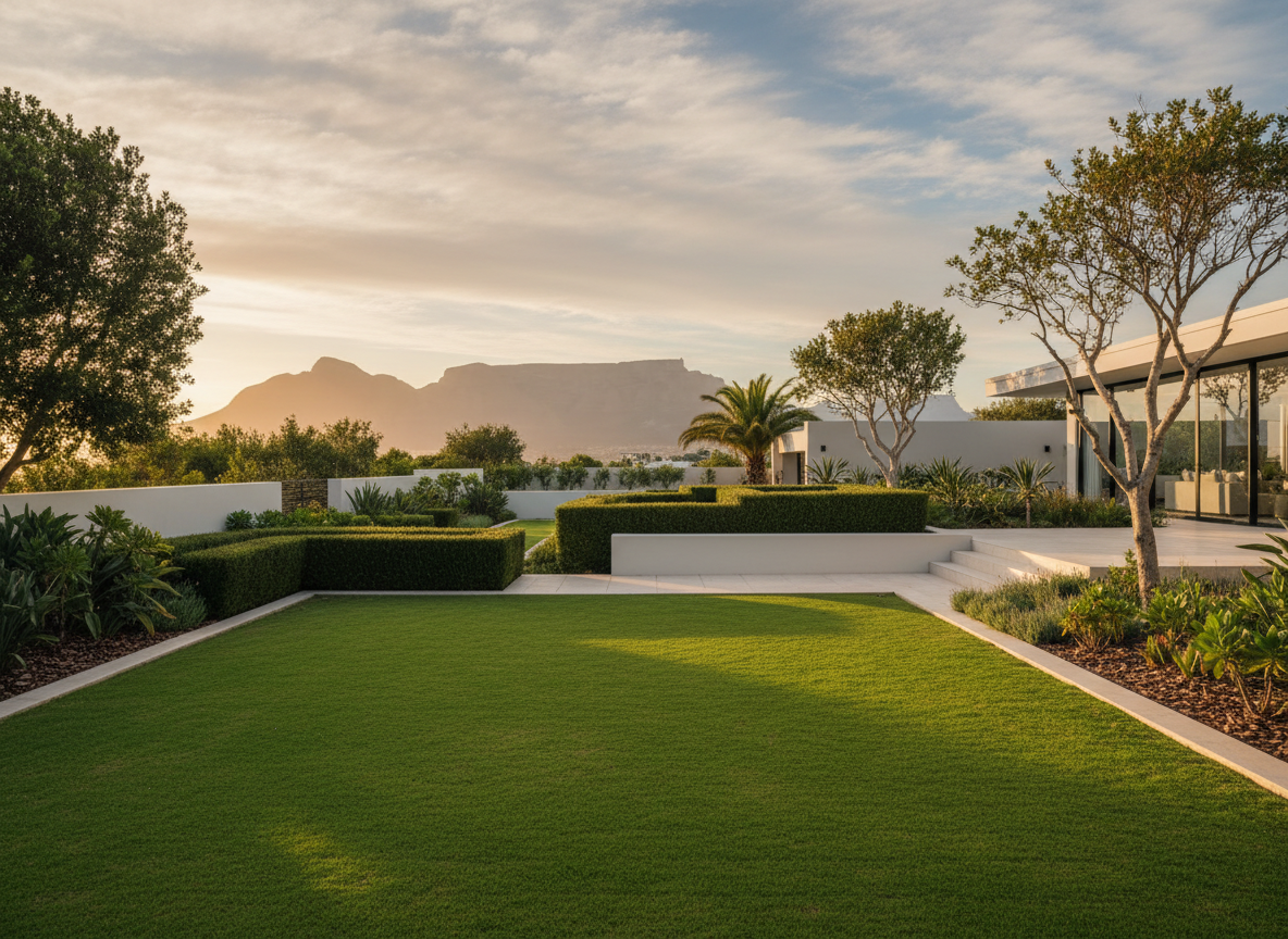 Beautiful landscaped garden in Cape Town