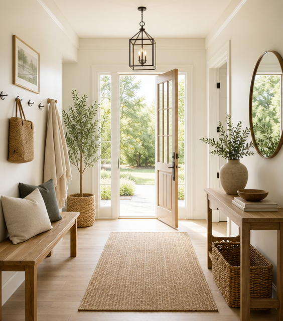 Entryway design detail