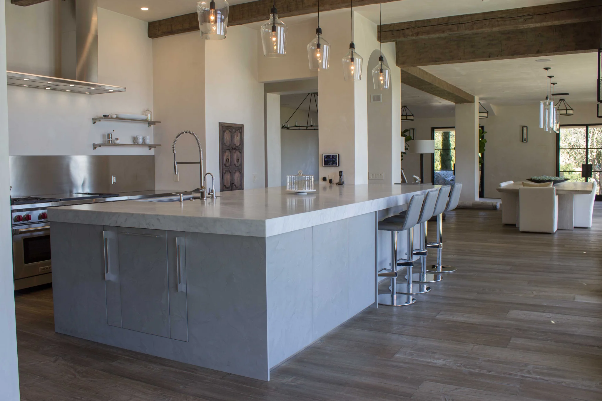 Kitchen countertop detail