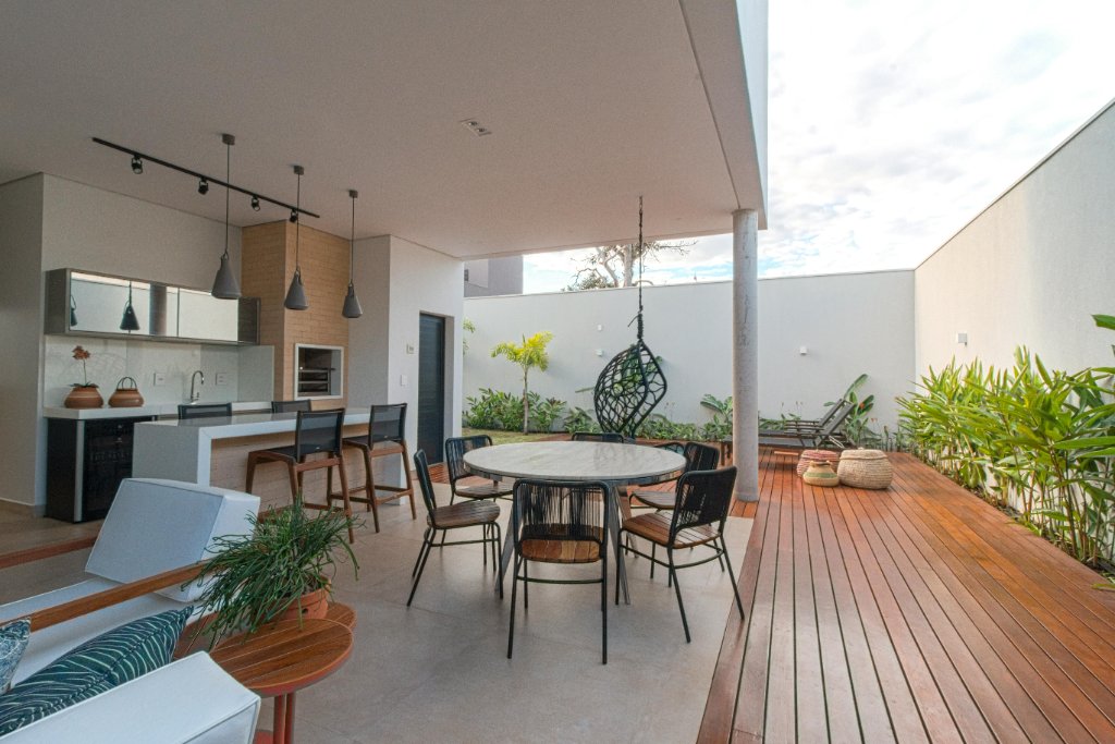 Luxury outdoor living space
