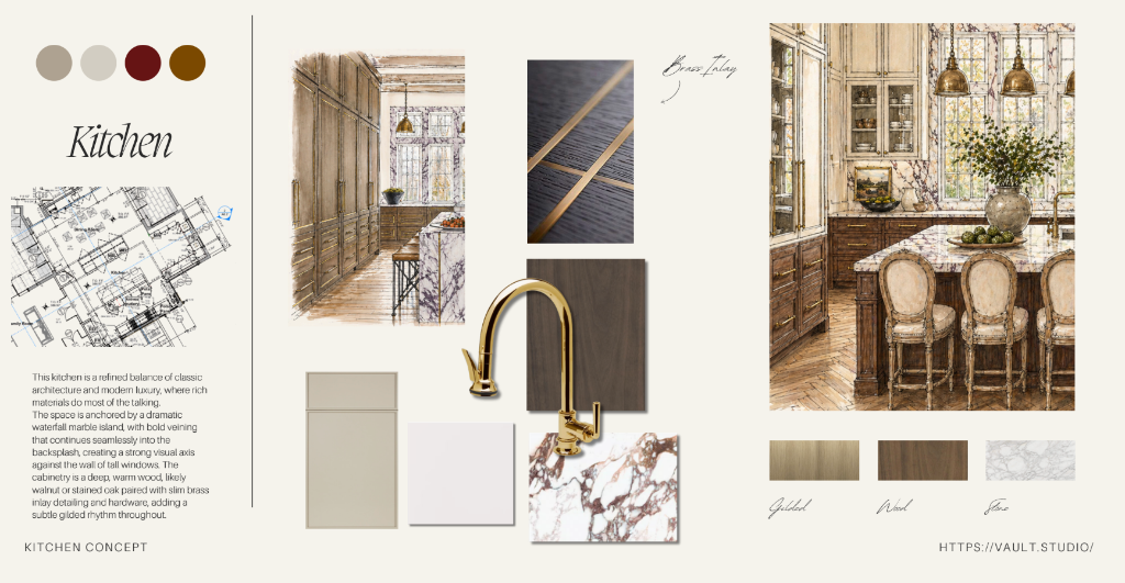 Kitchen concept board