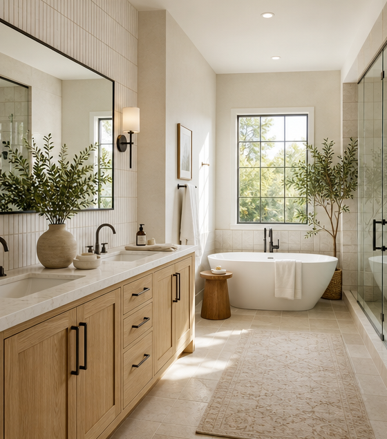 Bath design detail