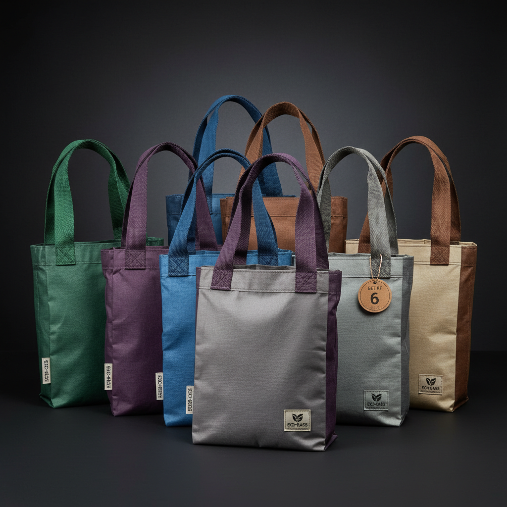 Eco Reusable Shopping Bag Set