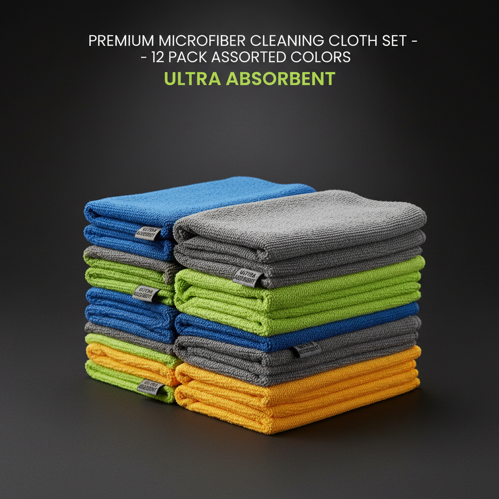 Ultra-Absorbent Cleaning Cloth Set
