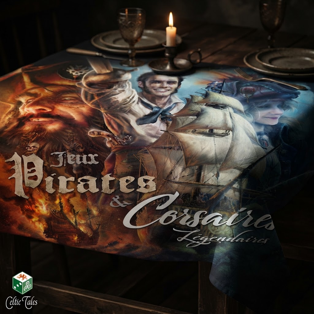 Nappe Pirates & Corsaires Légendaires