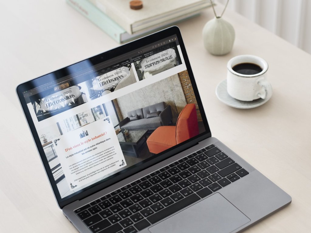 Exemple de site web professionnel