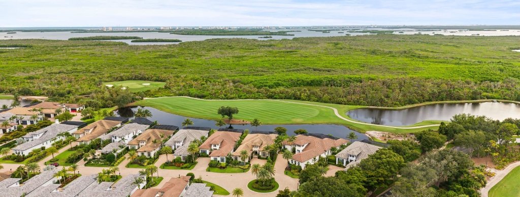 Estero golf community and mangrove preserve