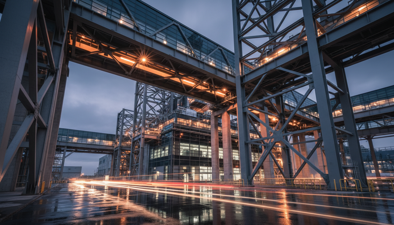 Modern industrial engineering complex