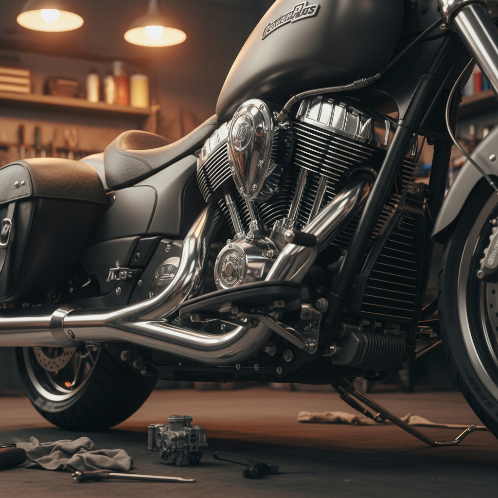 Indian Pursuit Stage 1 Exhaust Upgrade